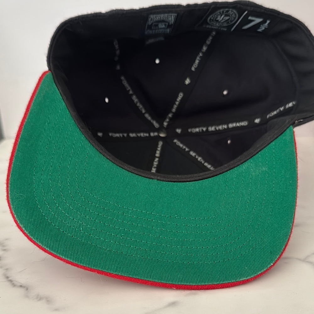 47 Brand Black Fitted Cap Classic Angels Cap - Picture 4 of 4